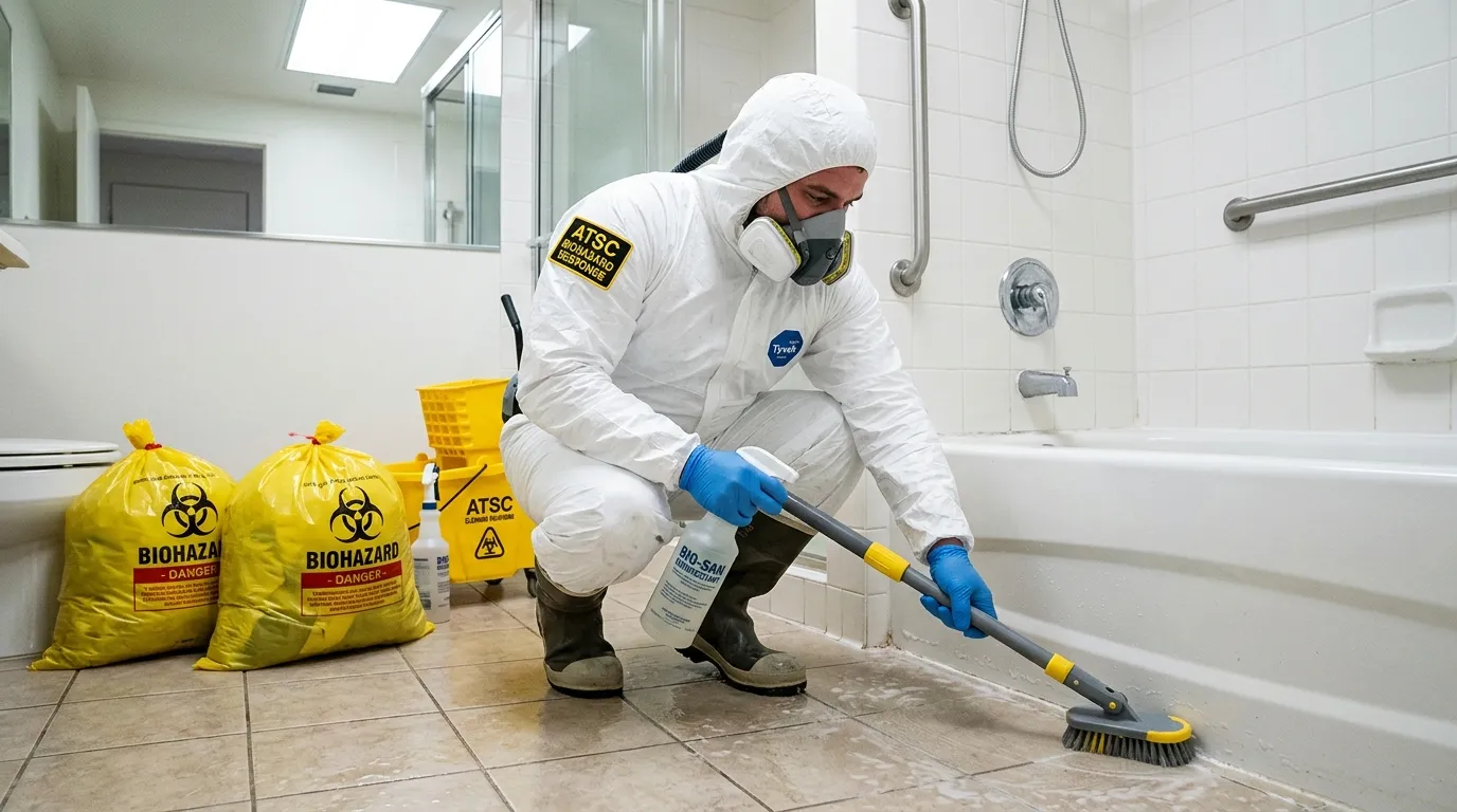 Decontamination equipment deployed for Blood Cleanup in Brownsburg